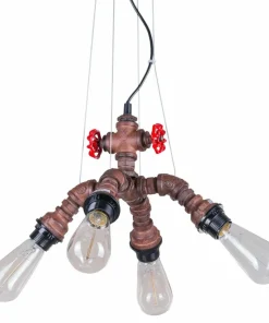 Clearance Sklep Kaja Surowa lampa wisząca MDM-2846/4A RUST MANILA | Kaja Oświetlenie rdzawy