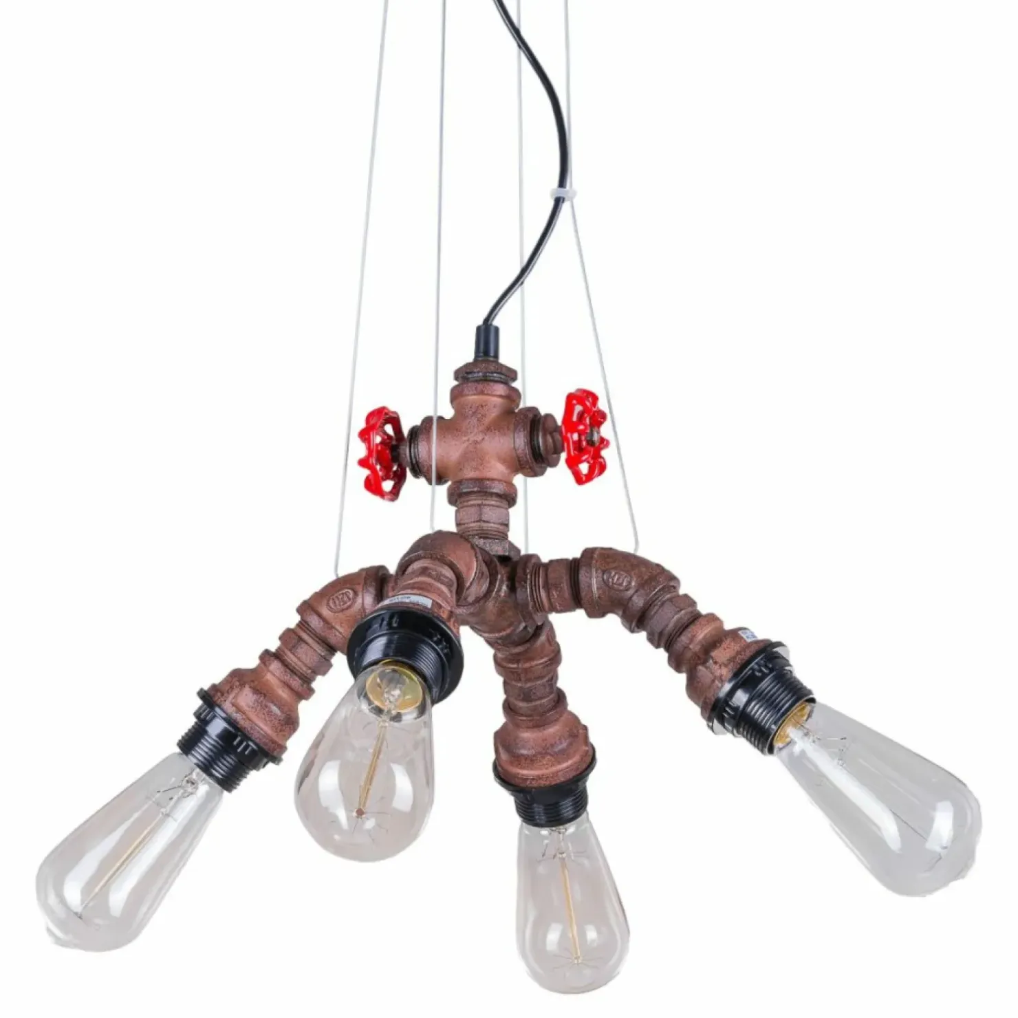 Clearance Sklep Kaja Surowa lampa wisząca MDM-2846/4A RUST MANILA | Kaja Oświetlenie rdzawy