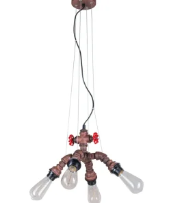 Clearance Sklep Kaja Surowa lampa wisząca MDM-2846/4A RUST MANILA | Kaja Oświetlenie rdzawy