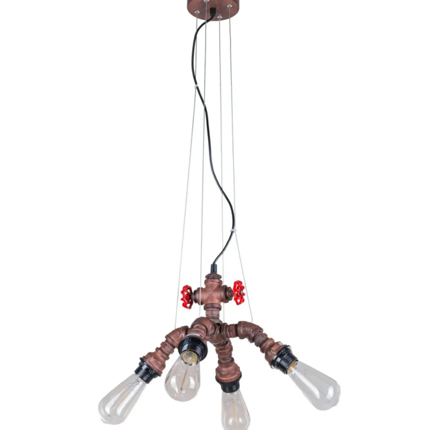 Clearance Sklep Kaja Surowa lampa wisząca MDM-2846/4A RUST MANILA | Kaja Oświetlenie rdzawy
