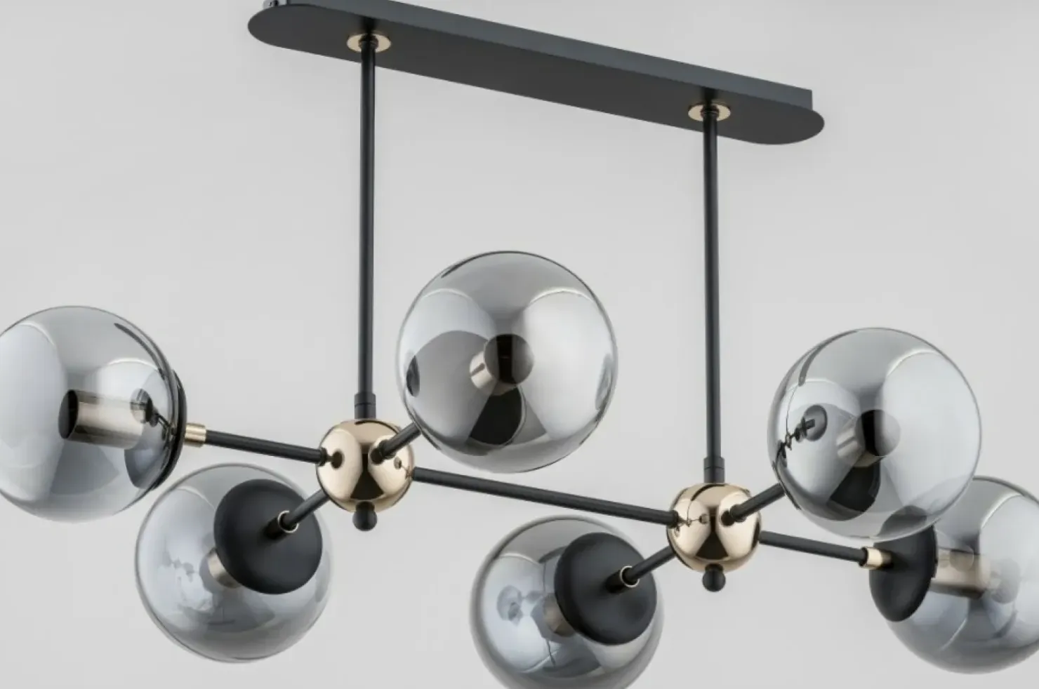Cheap Sklep Kaja Symetryczna, loftowa lampa sufitowa, 6 kloszy AL 62173 | Kaja