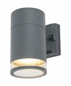 Szara, elewacyjna lampa ścienna tuba 10686 ROCK PRO | Kaja Oświetlenie*Sklep Kaja Clearance