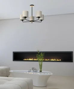 Flash Sale Sklep Kaja Szara lampa sufitowa na pięć żarówek MLP7452 z serii ATLANTA | Kaja Oświetlenie