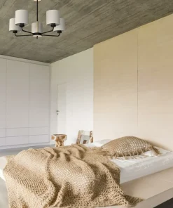 Flash Sale Sklep Kaja Szara lampa sufitowa na pięć żarówek MLP7452 z serii ATLANTA | Kaja Oświetlenie