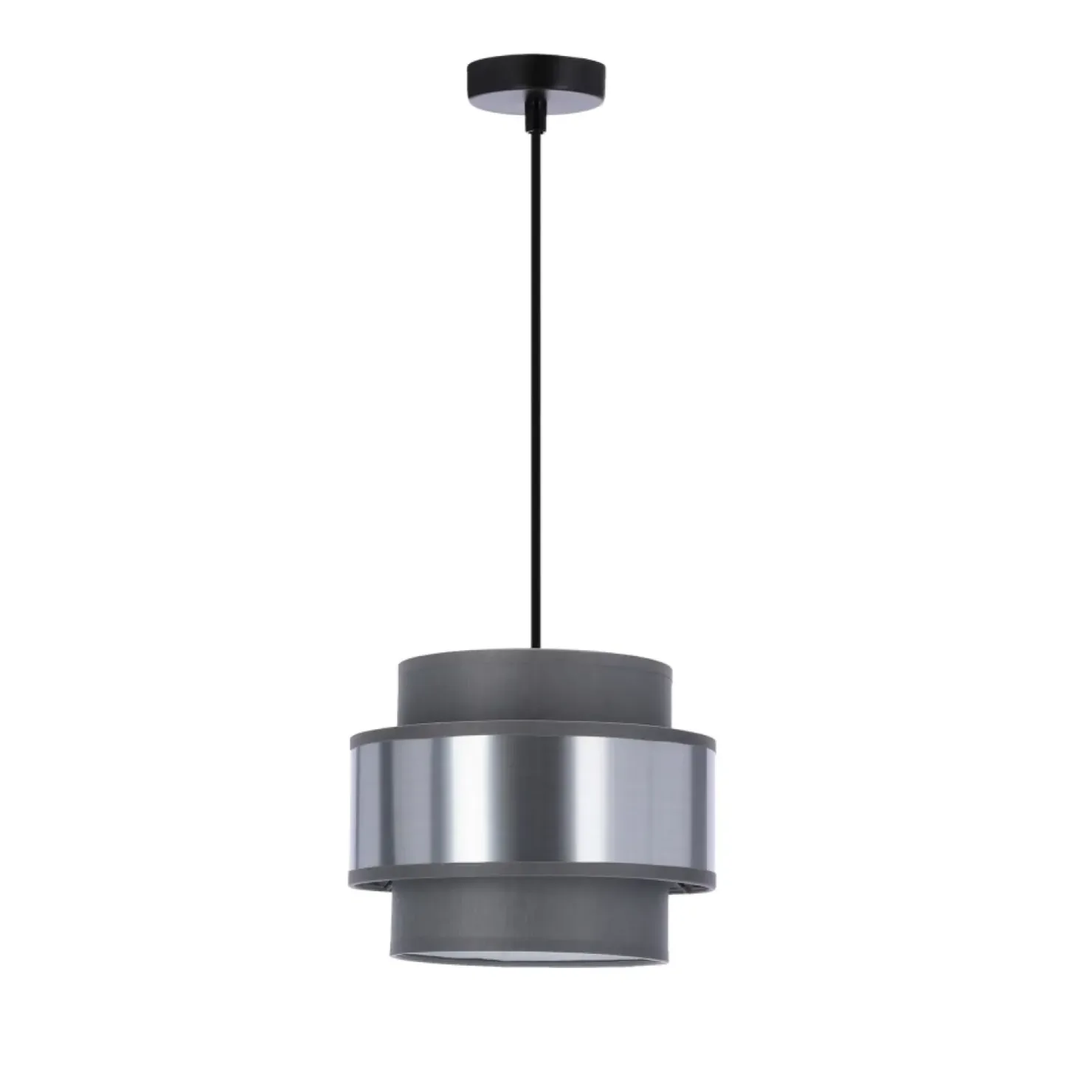Flash Sale Sklep Kaja Szara lampa wisząca z podwójnym abażurem 31-18410 z serii HARE | Kaja Oświetleni