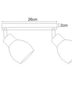 Store Sklep Kaja Szara listwa sufitowa z reflektorami K-4585 MIKA GRAY | Kaja szary