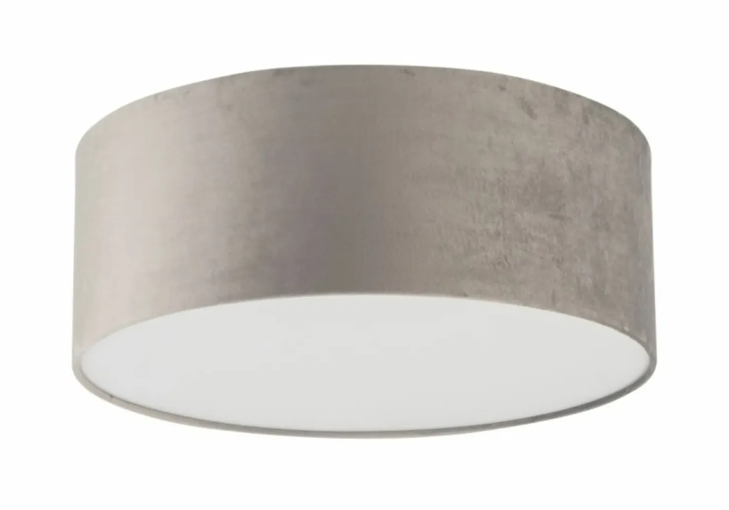 Szara, okrągła lampa sufitowa do sypialni ⌀40cm SIG 40650 SOFT | Kaja*Sklep Kaja Clearance