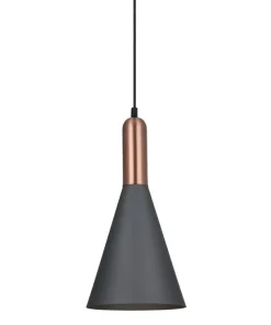Sale Sklep Kaja Szaro-miedziany, wąski zwis MDM-3030/1 GR+RC KHALEO | Kaja Oświetlenie