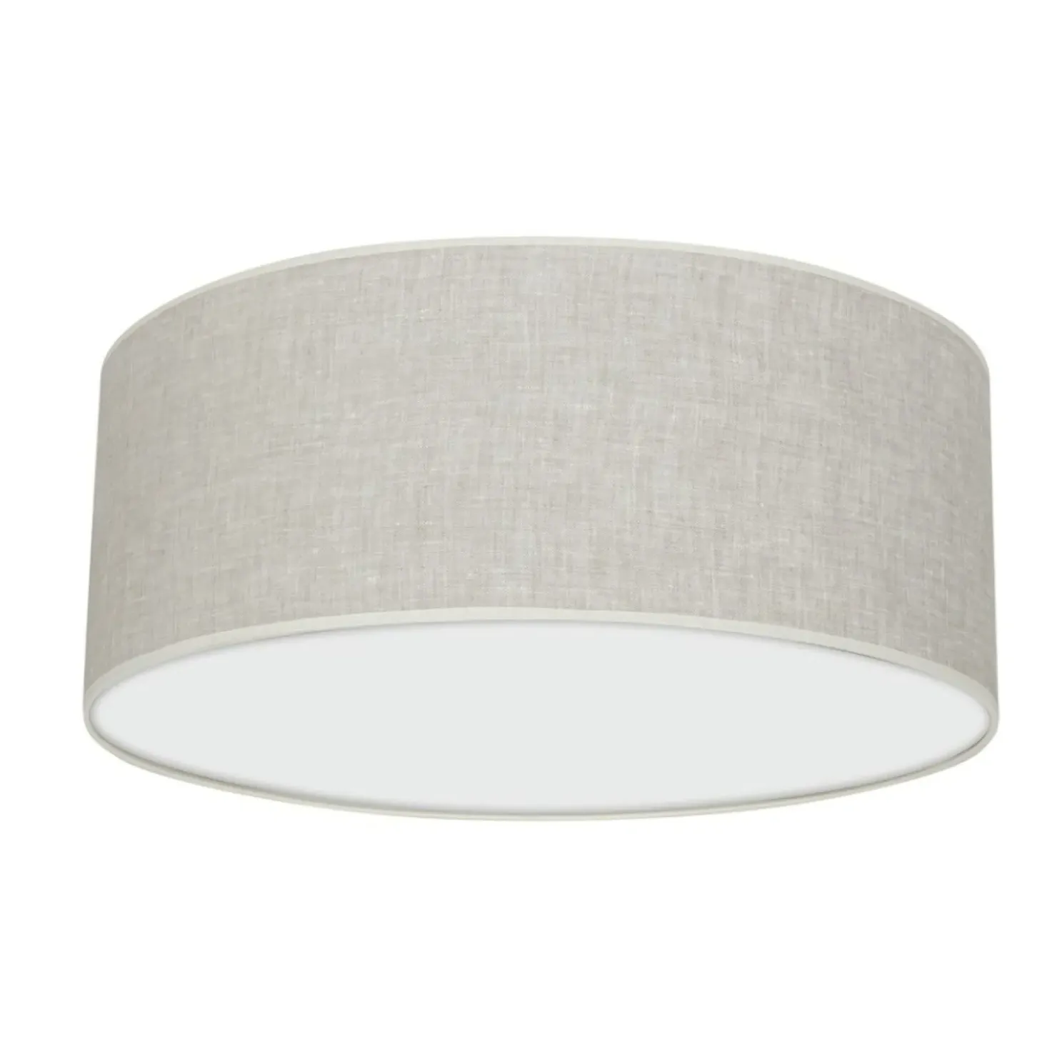 Szary plafon, lampa sufitowa, kształt koła MLP7498 z serii LINO | Kaja Oświetlen*Sklep Kaja Fashion