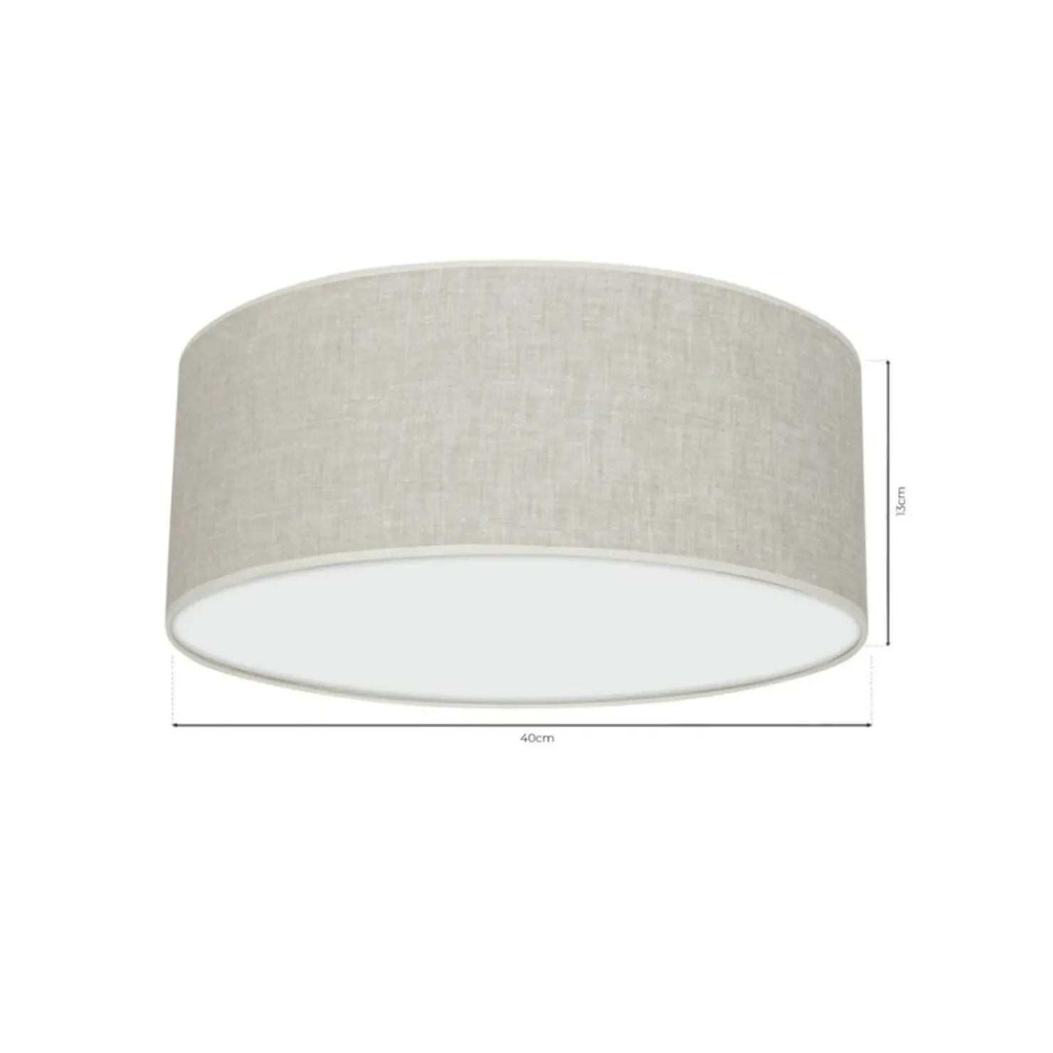 Szary plafon, lampa sufitowa, kształt koła MLP7498 z serii LINO | Kaja Oświetlen*Sklep Kaja Fashion
