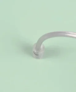 Outlet Sklep Kaja Szałwiowa lampa wisząca z białą kulką ⌀10 cm K-5450 z serii ROBIN