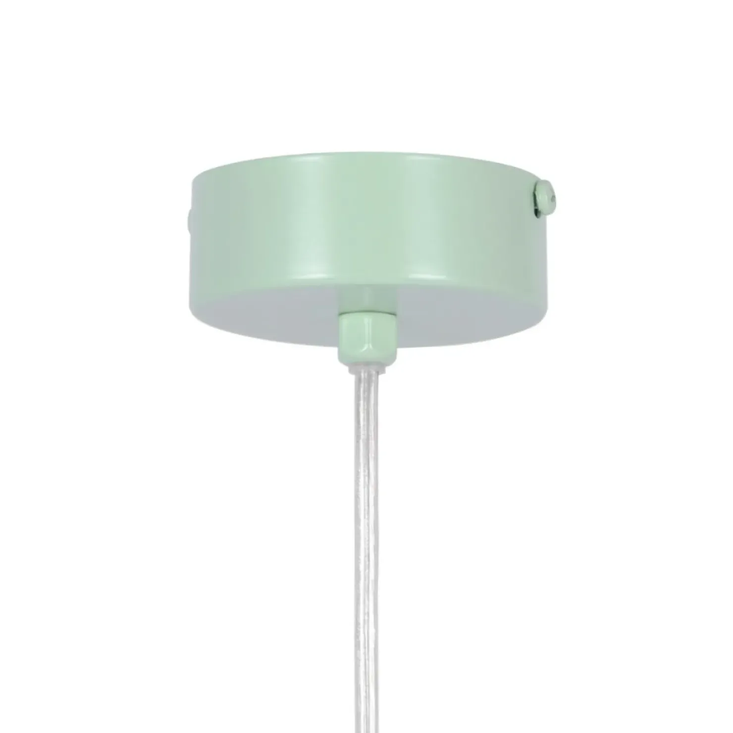 Outlet Sklep Kaja Szałwiowa lampa wisząca z białą kulką ⌀10 cm K-5450 z serii ROBIN