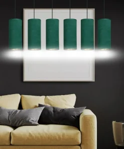 Outlet Sklep Kaja Szeroka, abażurowa lampa wisząca nad stół 1058/6 BENTE | Kaja