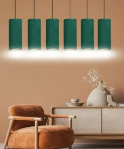 Outlet Sklep Kaja Szeroka, abażurowa lampa wisząca nad stół 1058/6 BENTE | Kaja