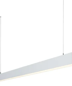 Store Sklep Kaja Szeroka lampa nad stół LED 62W 200cm PRD-5470-200-WH-840-PN TRAVER