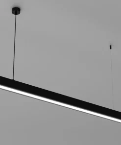 Discount Sklep Kaja Szeroka lampa wisząca do biura i salonu 124cm MLP8912 LUNGO | Kaja