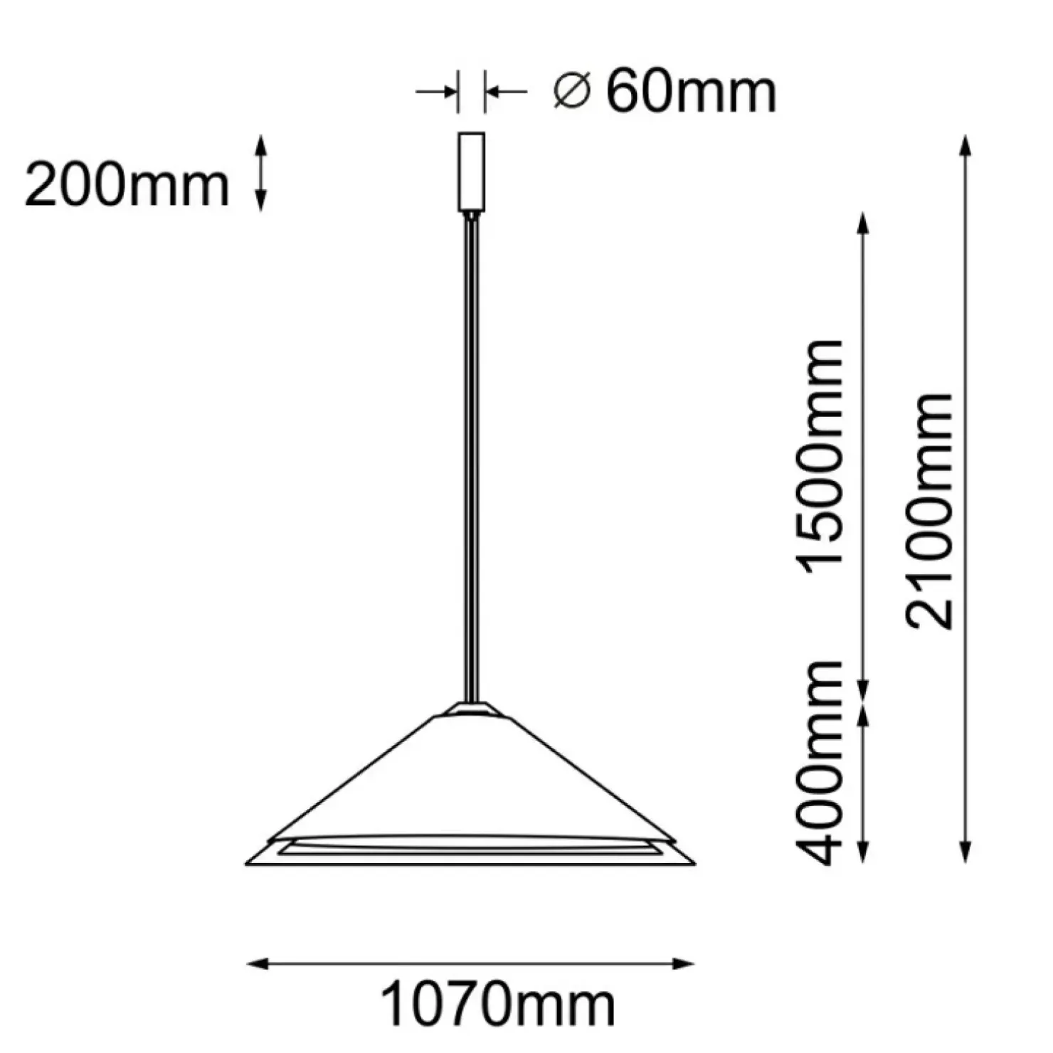Best Sale Sklep Kaja Szeroka lampa wisząca LED nad stół ANT 5049 PONTE | Kaja Oświetlenie