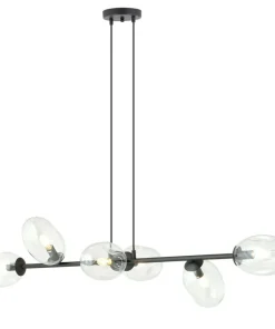 Shop Sklep Kaja Szeroka lampa wisząca na regulowanych zwisach 1262/6 z serii PANDORA