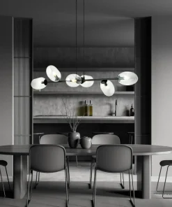 Shop Sklep Kaja Szeroka lampa wisząca na regulowanych zwisach 1262/6 z serii PANDORA