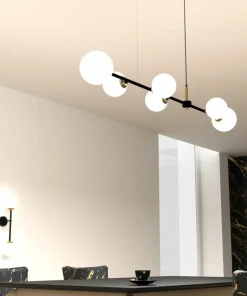 Online Sklep Kaja Szeroka lampa wisząca nad stół w salonie MLP7846 POP | Kaja