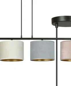 Shop Sklep Kaja Szeroka lampa wisząca z kolorowymi abażurami 1055/4 HILDE | Kaja
