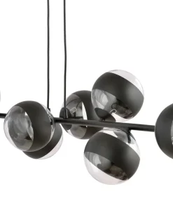 Fashion Sklep Kaja Szeroka lampa wisząca z małymi kloszami 1229/8 ROSSI | Kaja