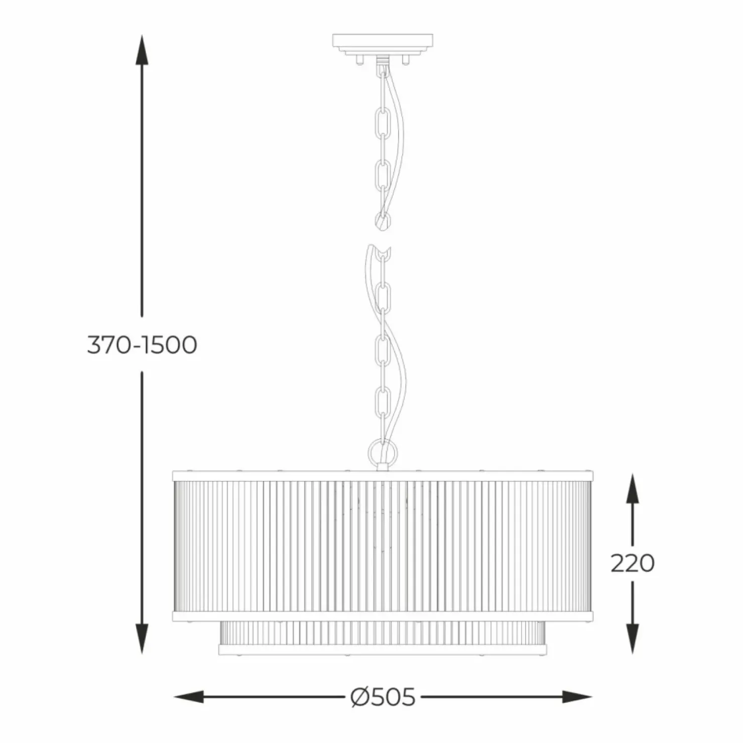 Store Sklep Kaja Szeroka lampa wisząca z podwójnym kloszem P0528-06H-P7AC SERGIO | Kaja