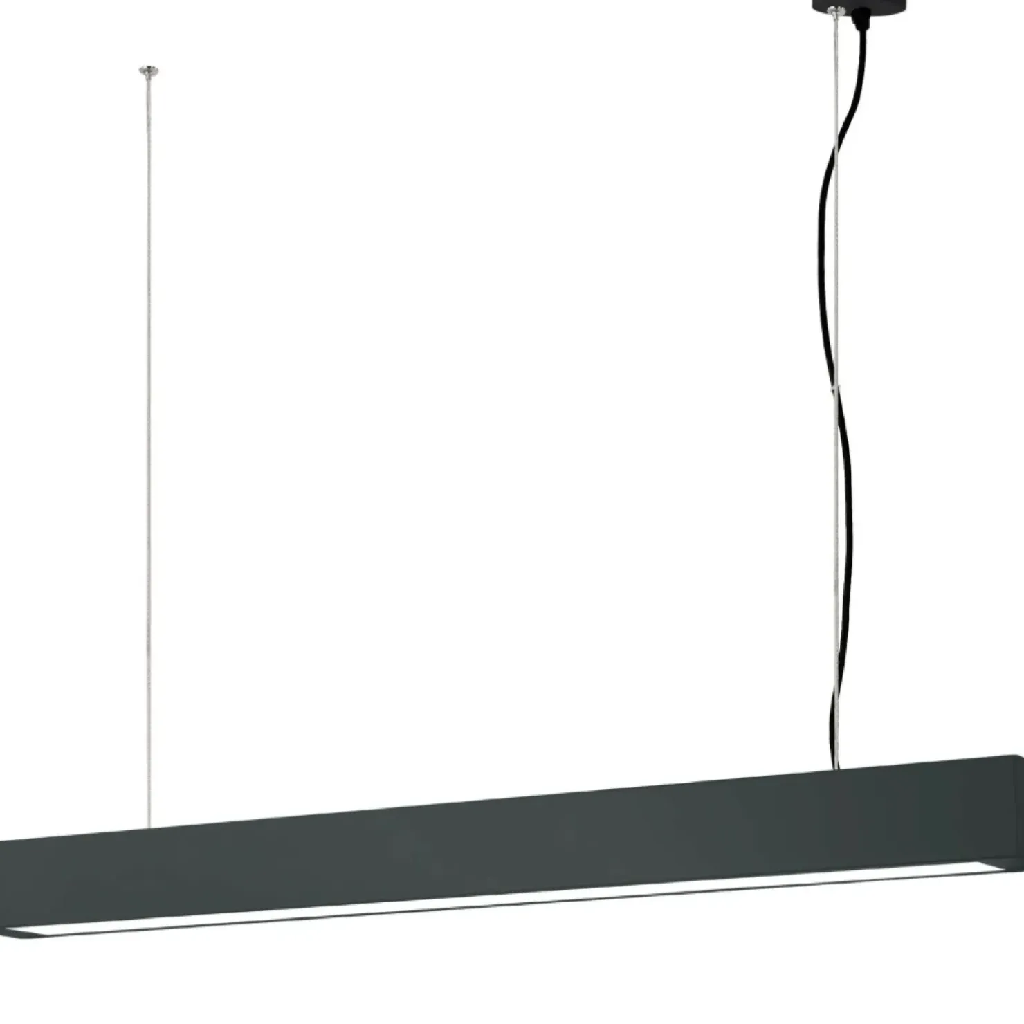 Flash Sale Sklep Kaja Szeroka lampa wisząca93cm LP-7001/1P 20 BK-93 24 CCT IBROS | Kaja