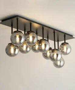 Discount Sklep Kaja Szeroka lampa z krótkimi rurkami i kloszami SIG 33492 TULIA | Kaja