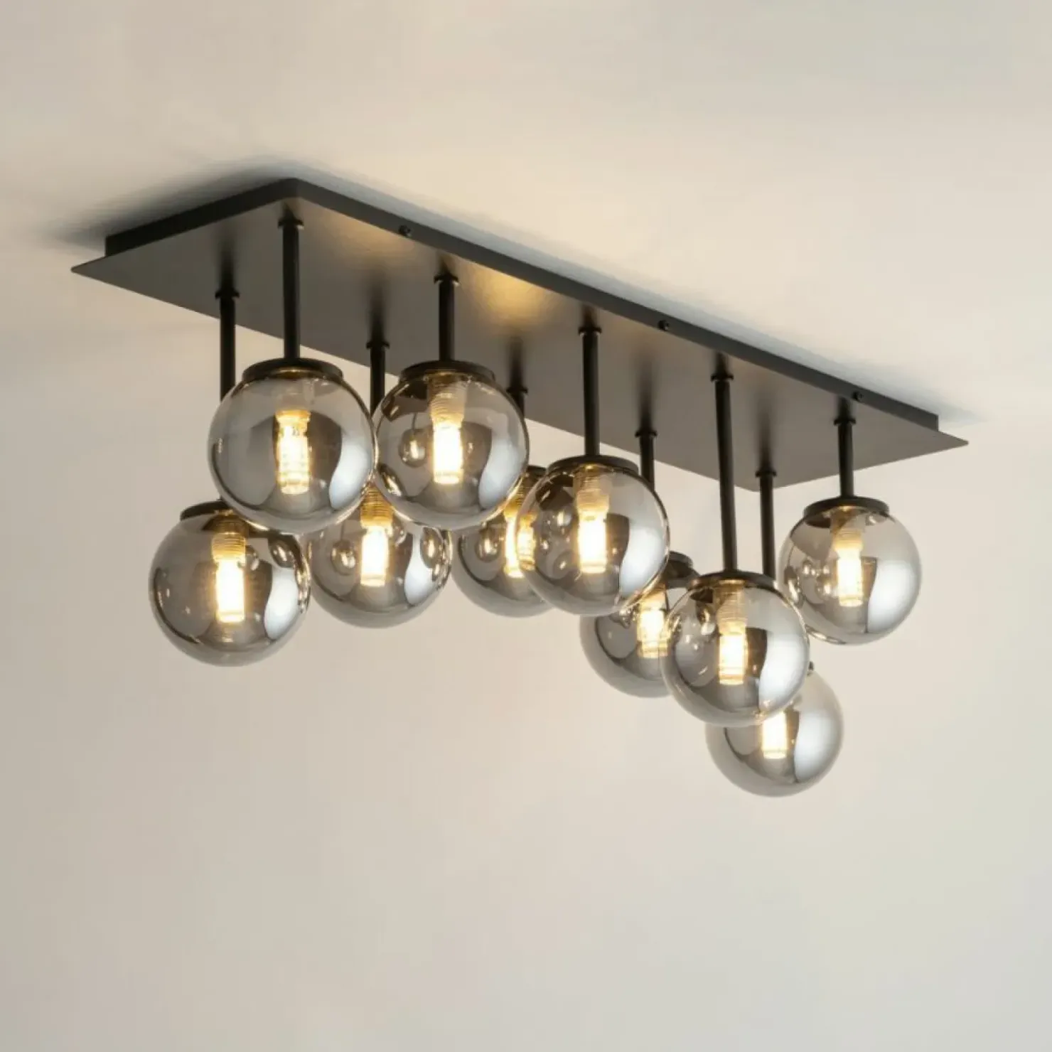 Discount Sklep Kaja Szeroka lampa z krótkimi rurkami i kloszami SIG 33492 TULIA | Kaja