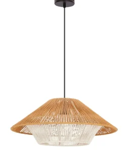 Cheap Sklep Kaja Szeroka, rustykalna lampa wisząca, gwint E27 31-26897 z serii AFRICA | Kaja Oświ