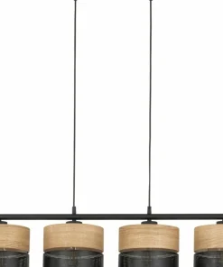 Szeroka, rustykalna lampa nad stół w jadalni TK 4802 z serii NICOL*Sklep Kaja New