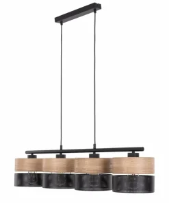 Szeroka, rustykalna lampa nad stół w jadalni TK 4802 z serii NICOL*Sklep Kaja New