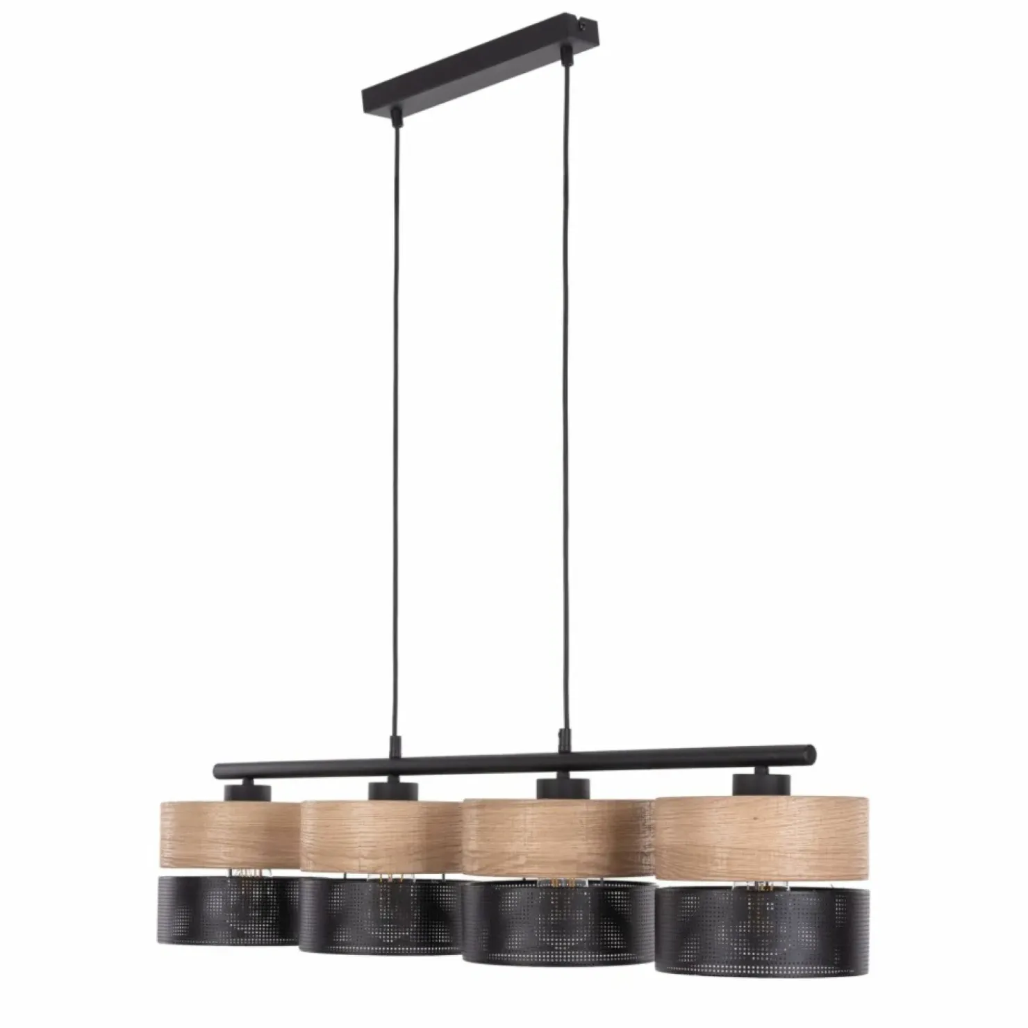 Szeroka, rustykalna lampa nad stół w jadalni TK 4802 z serii NICOL*Sklep Kaja New