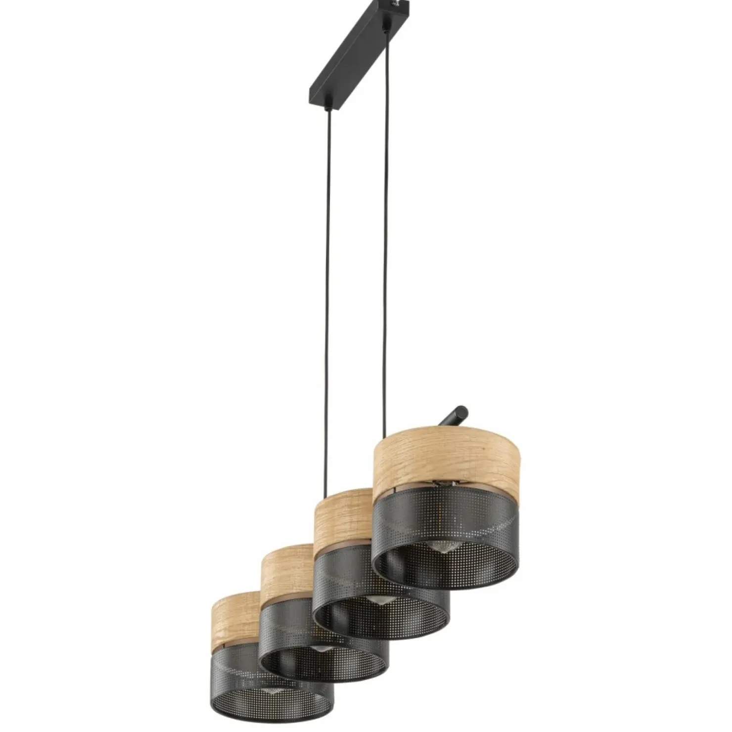 Szeroka, rustykalna lampa nad stół w jadalni TK 4802 z serii NICOL*Sklep Kaja New