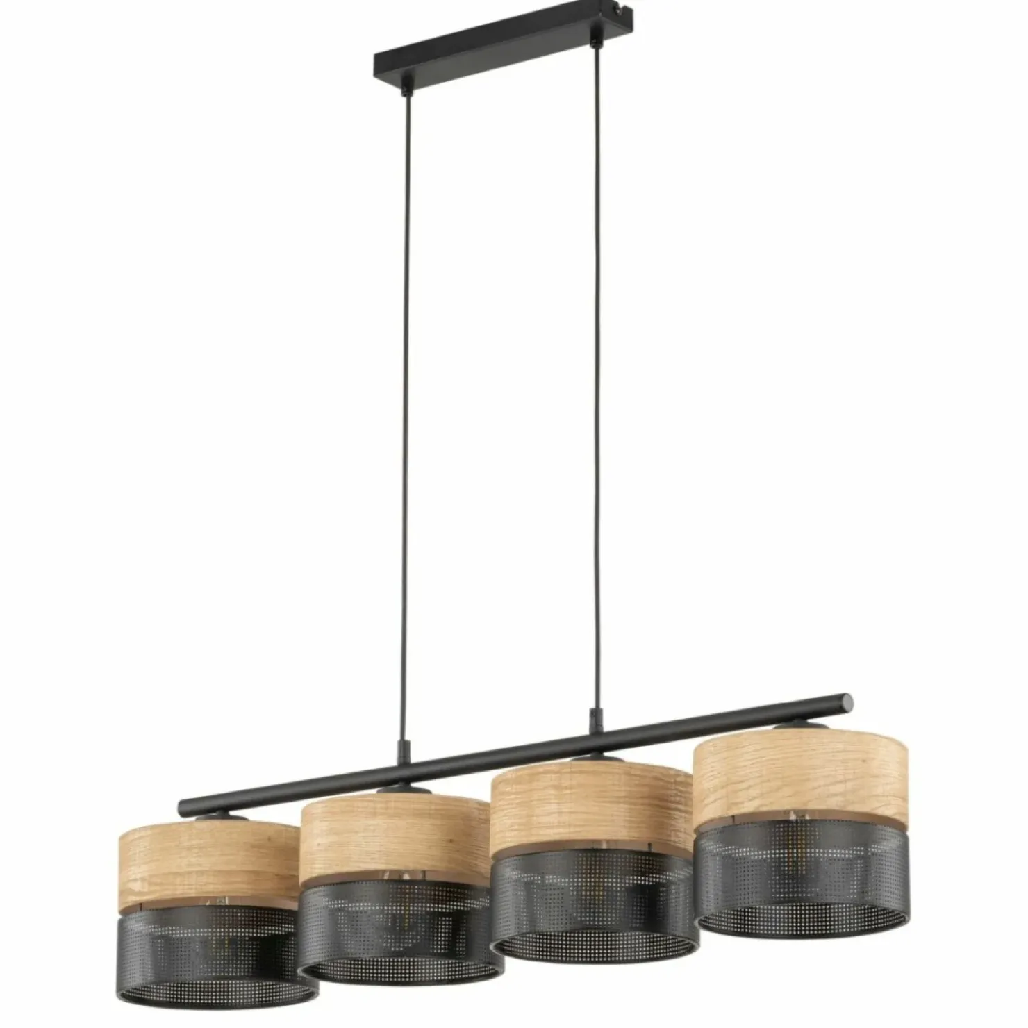 Szeroka, rustykalna lampa nad stół w jadalni TK 4802 z serii NICOL*Sklep Kaja New