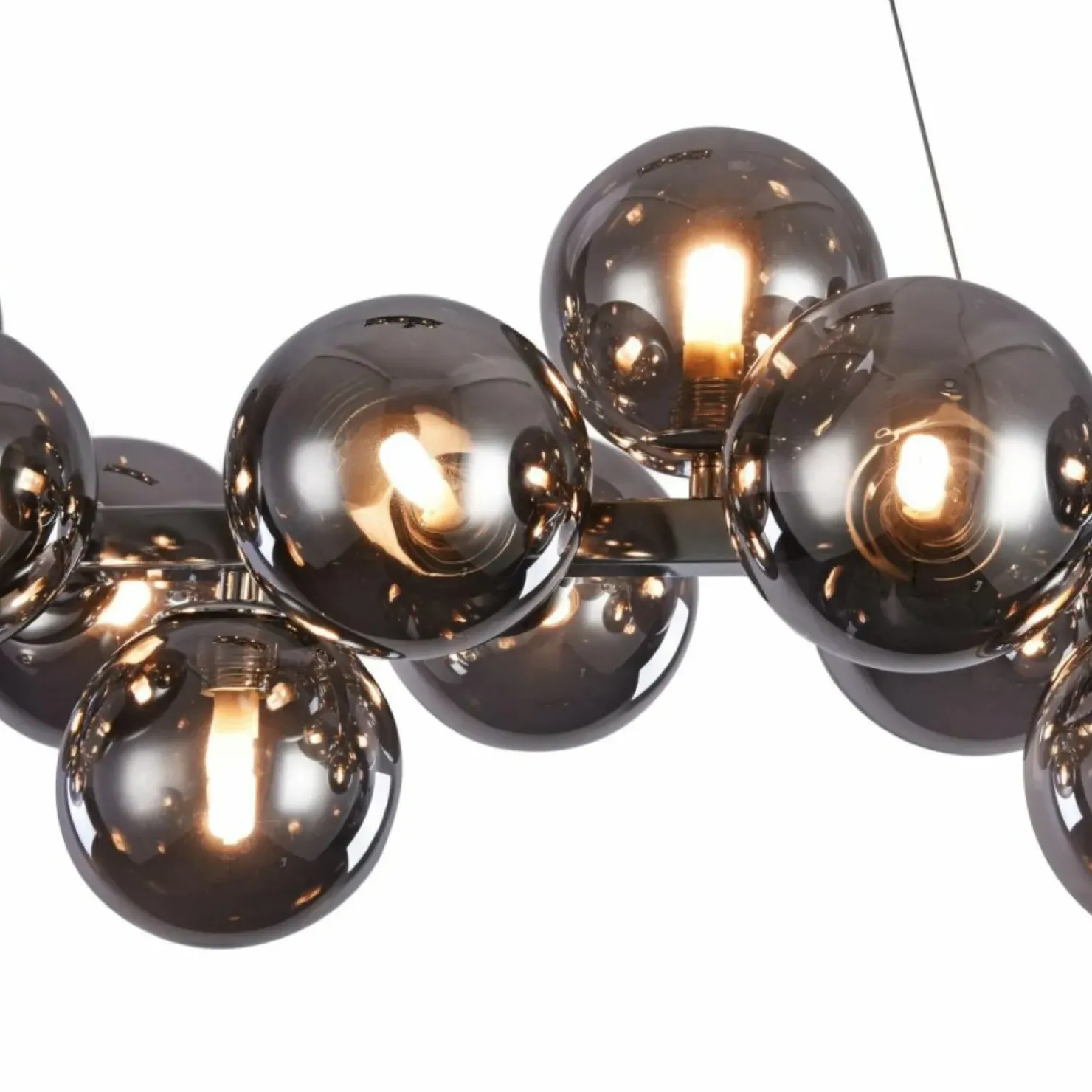 Hot Sklep Kaja Szeroka, srebrna lampa wisząca MOD547PL-25CH DALLAS | Kaja Oświetlenie chrom