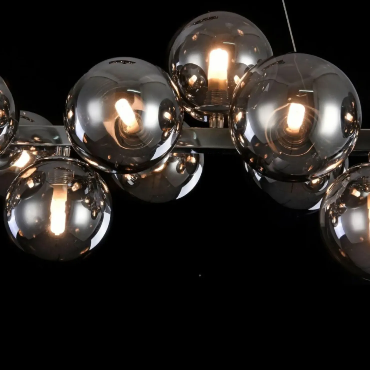Hot Sklep Kaja Szeroka, srebrna lampa wisząca MOD547PL-25CH DALLAS | Kaja Oświetlenie chrom