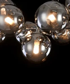 Hot Sklep Kaja Szeroka, srebrna lampa wisząca MOD547PL-25CH DALLAS | Kaja Oświetlenie chrom