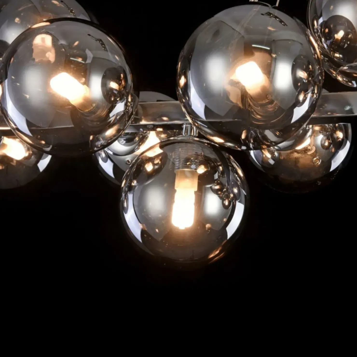 Hot Sklep Kaja Szeroka, srebrna lampa wisząca MOD547PL-25CH DALLAS | Kaja Oświetlenie chrom