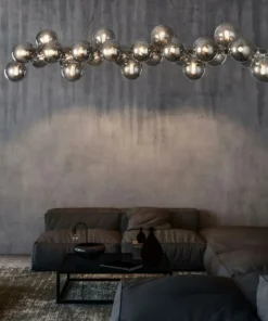 Hot Sklep Kaja Szeroka, srebrna lampa wisząca MOD547PL-25CH DALLAS | Kaja Oświetlenie chrom