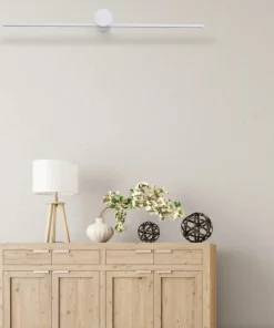 Szeroki, biały kinkiet nad obraz LP-777/1W L WH z serii MODERN SLIM*Sklep Kaja Discount