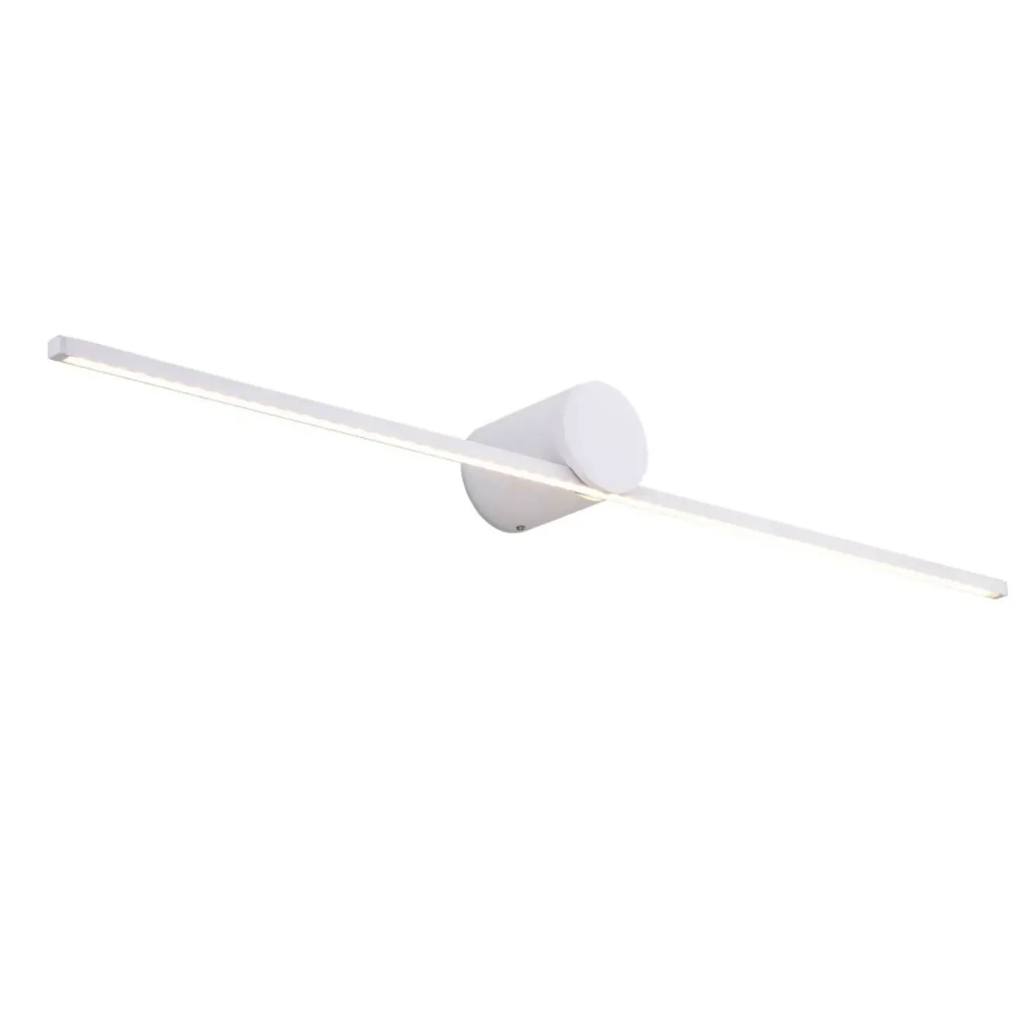 Szeroki, biały kinkiet nad obraz LP-777/1W L WH z serii MODERN SLIM*Sklep Kaja Discount