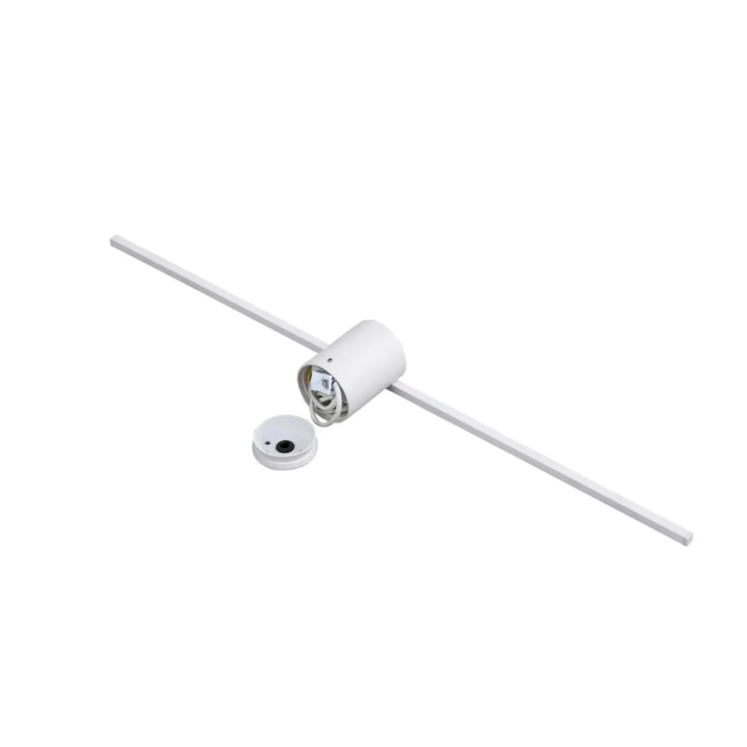 Szeroki, biały kinkiet nad obraz LP-777/1W L WH z serii MODERN SLIM*Sklep Kaja Discount
