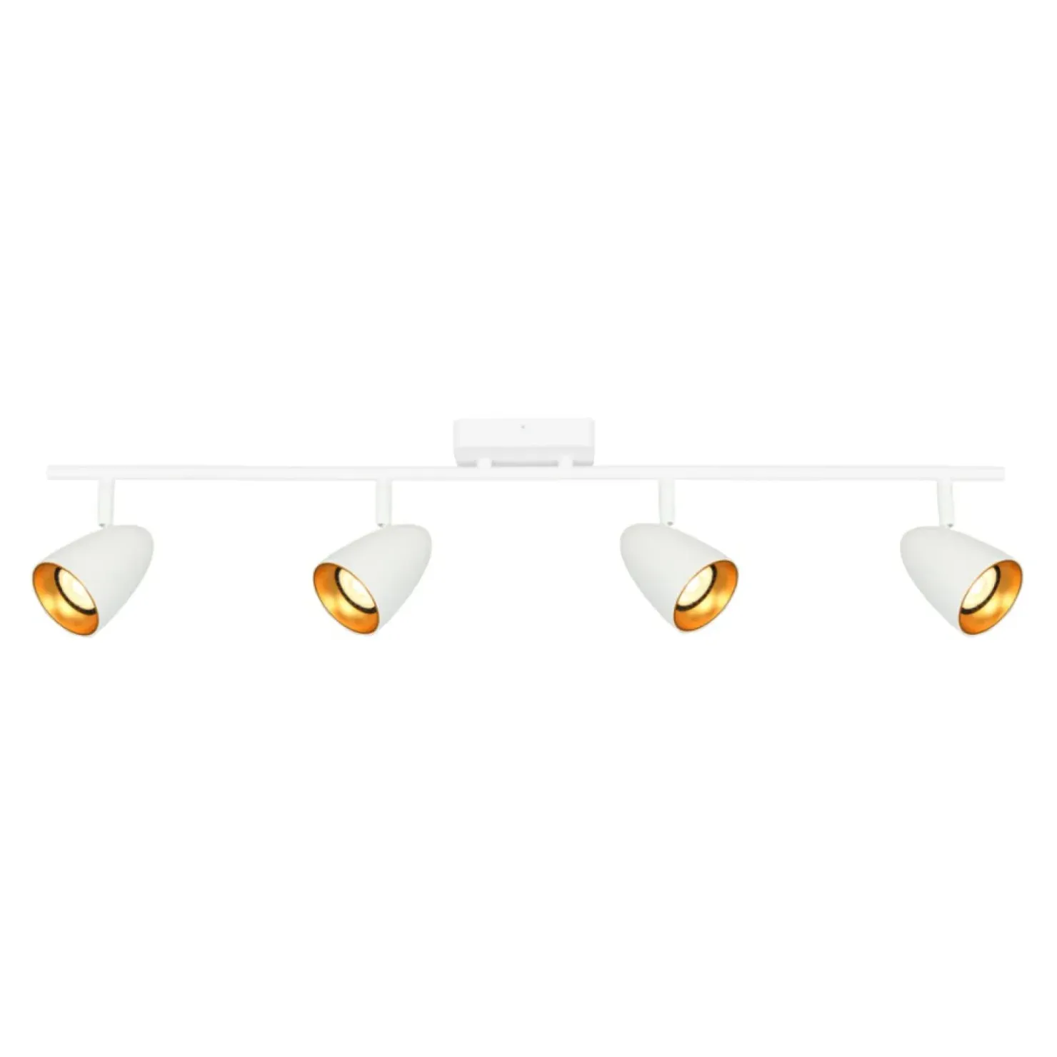 Store Sklep Kaja Szeroki reflektor na listwie, do salonu SPL-36748-4-WH-GD TINO | Kaja