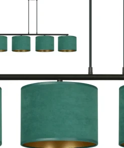 Outlet Sklep Kaja Szeroki żyrandol do oświetlenia stołu w salonie 1051/4 HILDE | Kaja