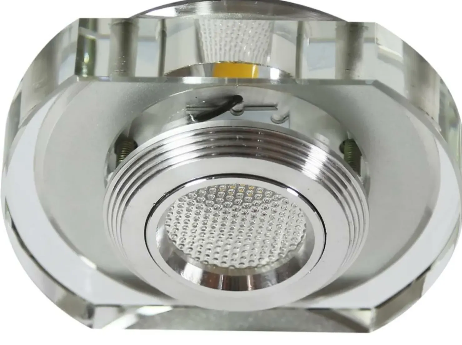 Szklana lampa podtynkowa z wbudowanym LED-em 2228860 | Kaja Oświetlenie*Sklep Kaja Cheap
