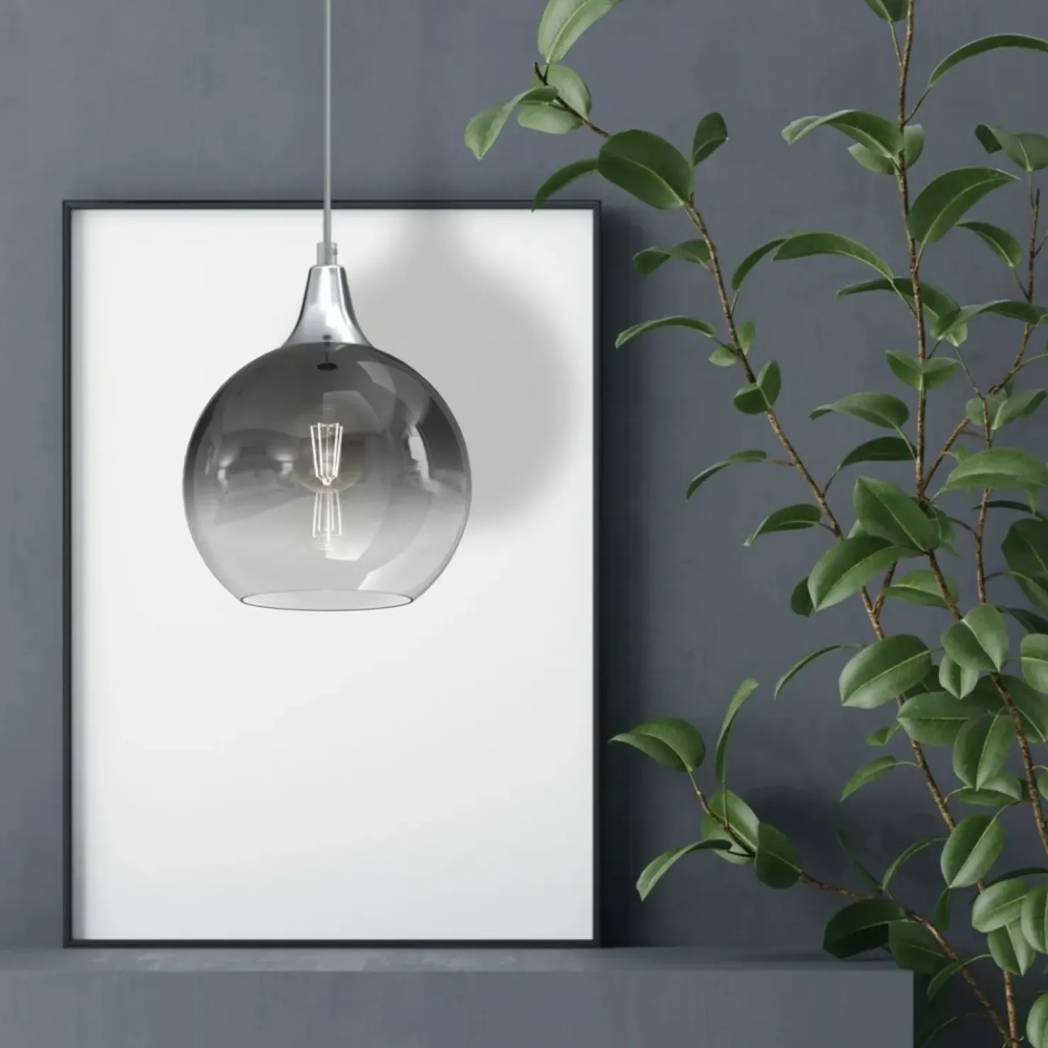 Online Sklep Kaja Szklana lampa wisząca do nowoczesnego wnętrza MLP8320 z serii MONTE | Kaja Oświe