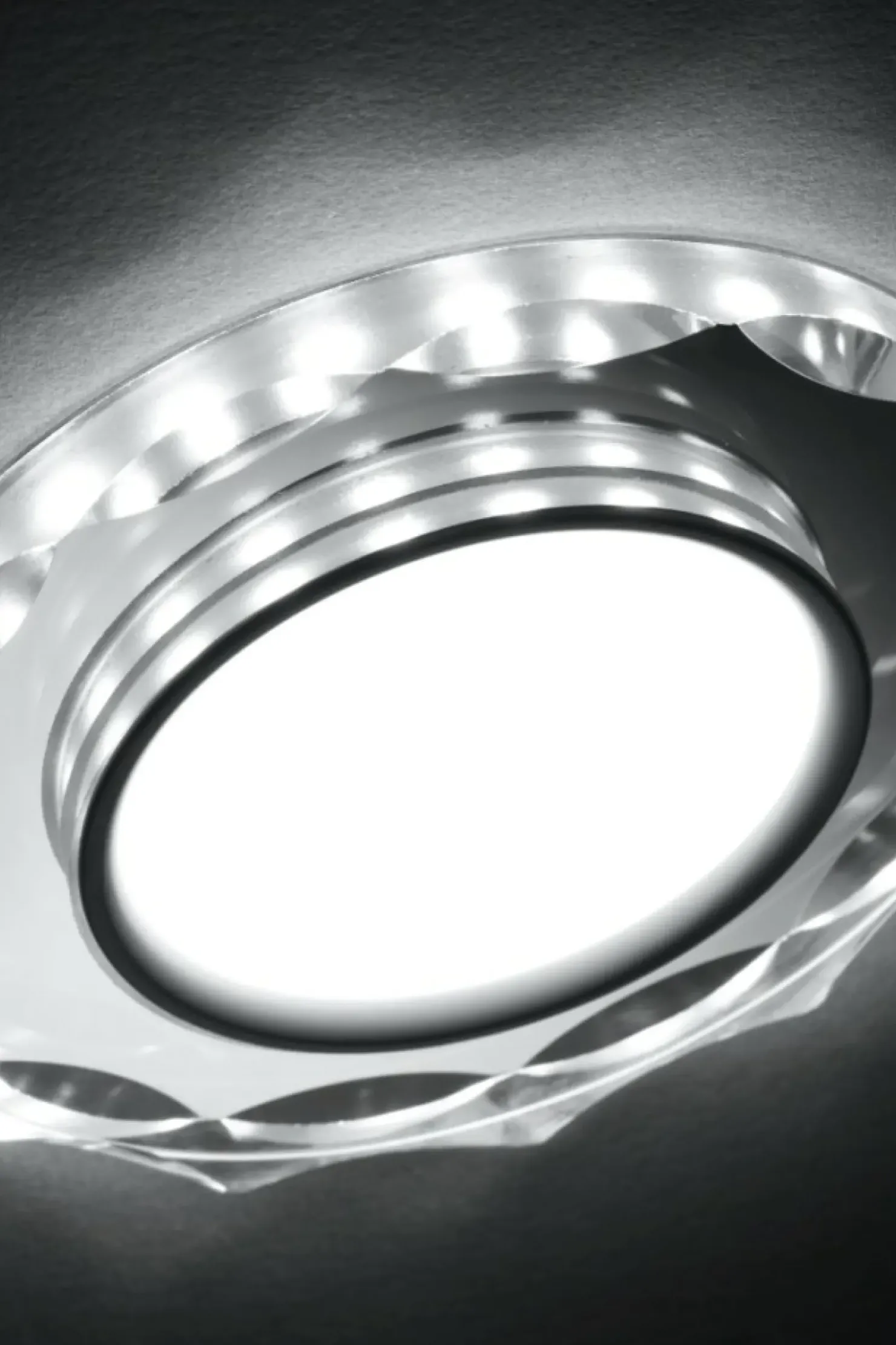Szklana oprawa podtynkowa, zintegrowany LED 2263939 z serii RING | Kaja Oświetle*Sklep Kaja Cheap
