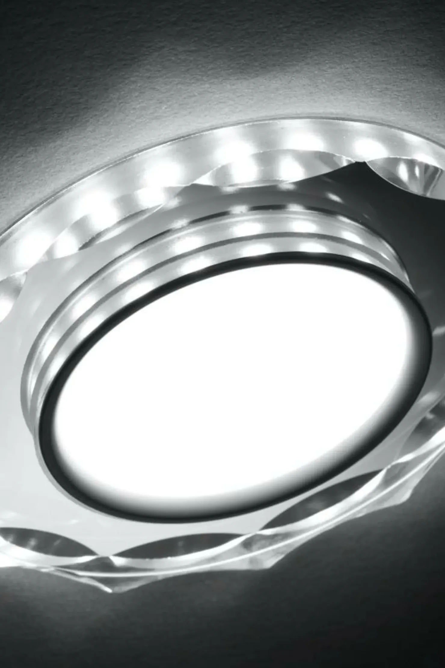 Szklana oprawa podtynkowa, zintegrowany LED 2263939 z serii RING | Kaja Oświetle*Sklep Kaja Cheap